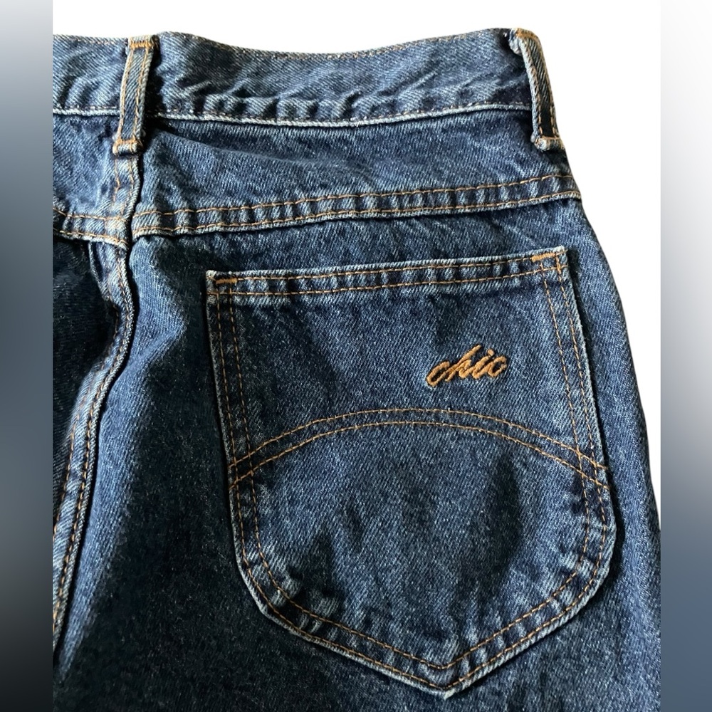 VTG CHIC Jeans Size 10 Petite NWT Deadstock Women’s Mom Jeans High Rise Made USA